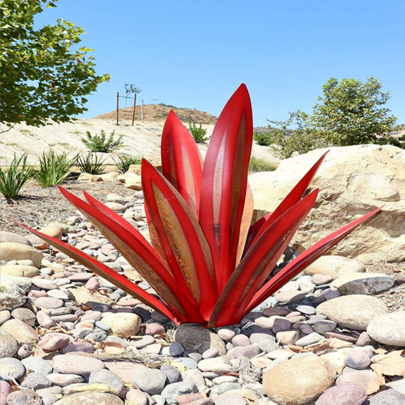Vanntett Solar Hage Agave Lampe Dekorasjon | Skanto