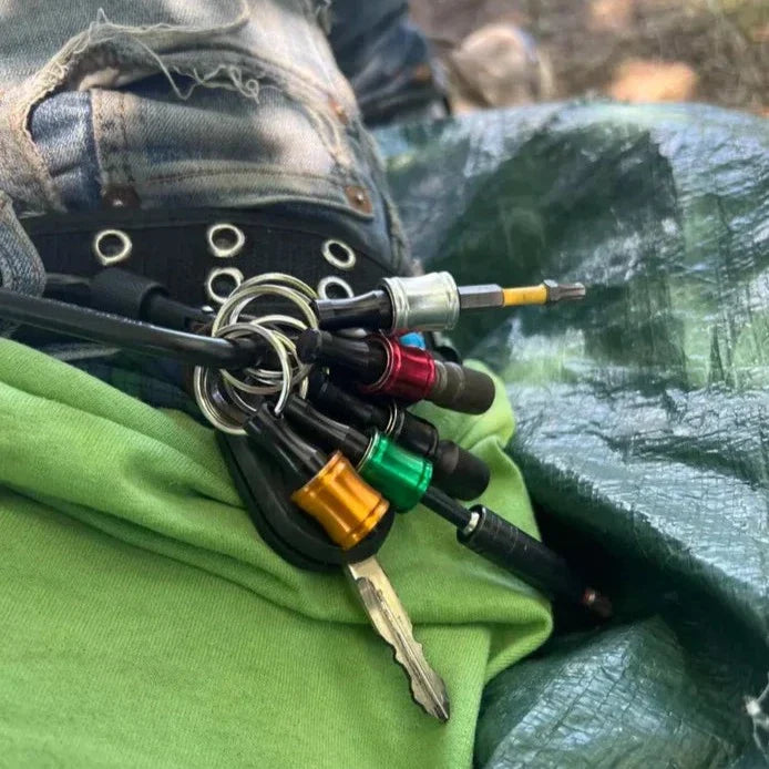 1/4" Sekskantet skrutrekker hodebrakett turtursekkspenne | Skanto