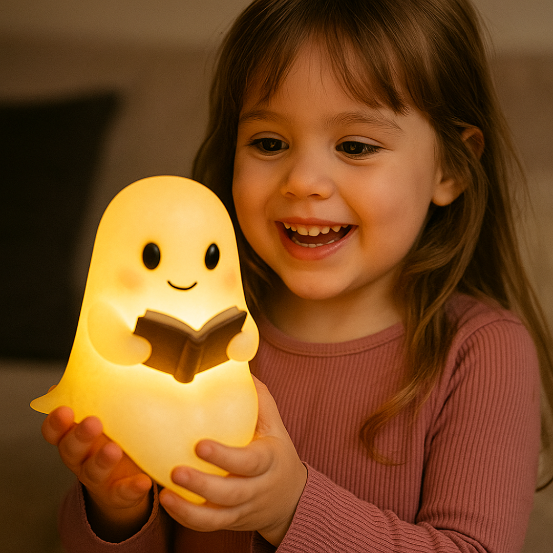Skanto | NightSpirit Lampe – Håndlaget Dekorativ Nattlampe med Varme Lys