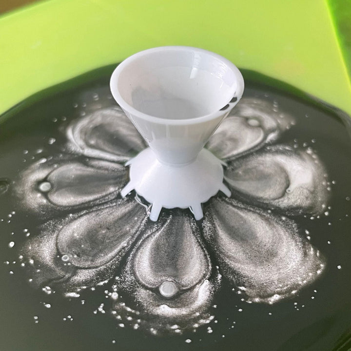 Skanto | Pouring Colors Flower Split Art Cup