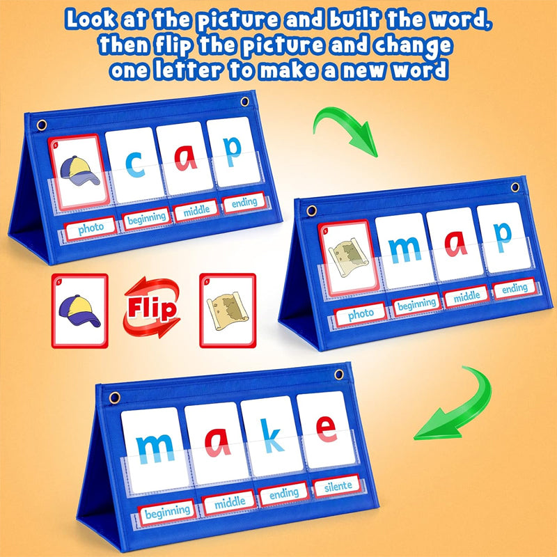 Skanto | Desktop Pocket Chart Tent Cards Kit