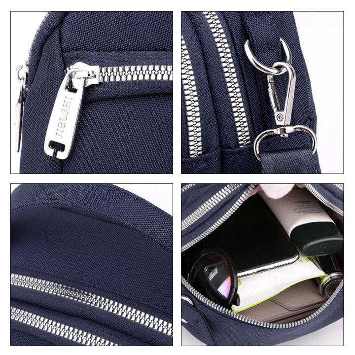 Skanto | Lys solid nylon skulderveske