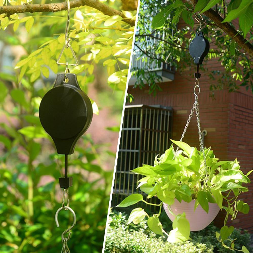 Skanto | Uttrekkbar krok, plantepulley for hagepotter og fuglematere