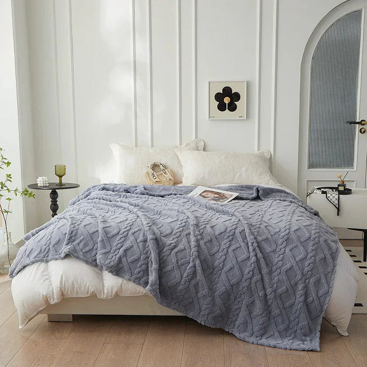 Luksus Lambswool TEppe for Soverom Skanto