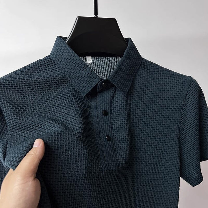 Mesh Ice Silk Korte Ermel T-skjorte | Skanto