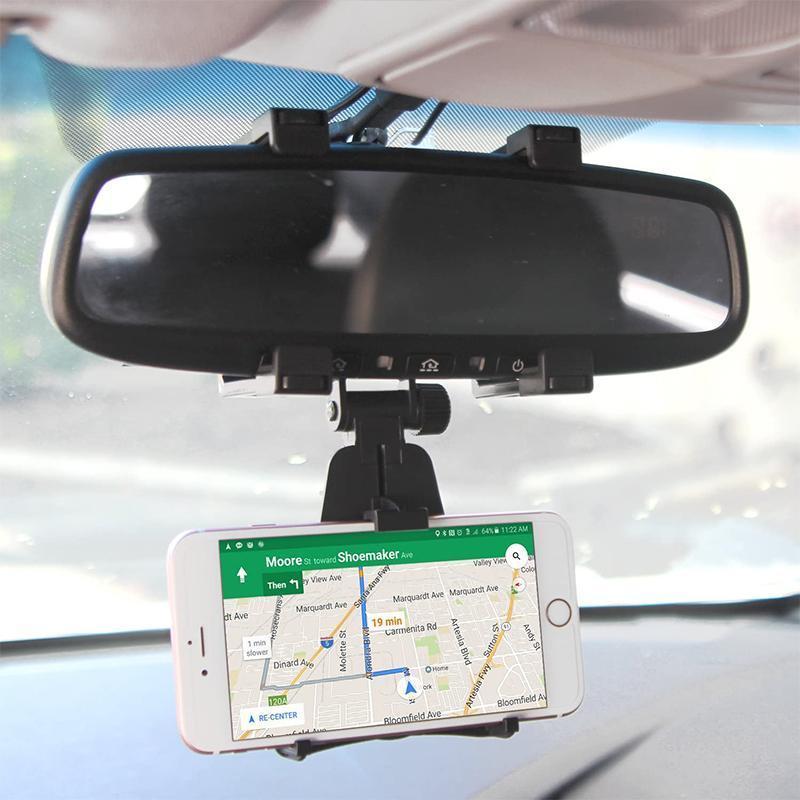 Telefonholder for bakspeilet i bilen | Skanto