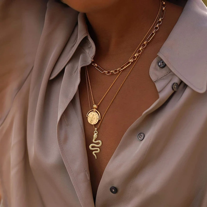 Skanto | Fashion Slange Halskjede