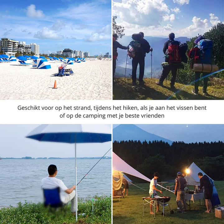 MoonFold Stol - Kompakt Sammenleggbar Stol for Utenfor Skanto