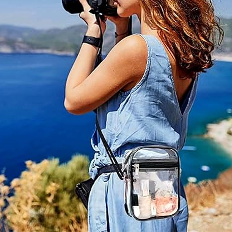 Skanto | PVC Gjennomsiktig Crossbody Bag