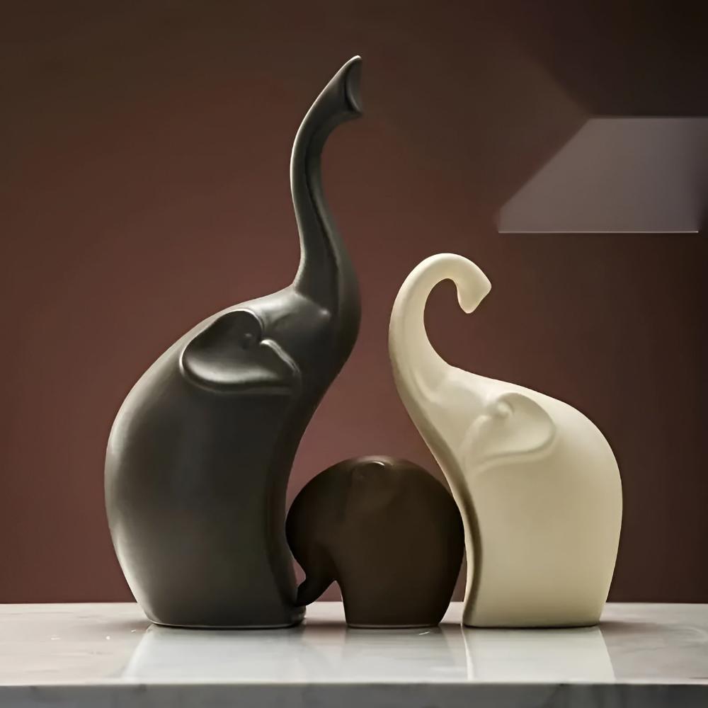 Abstrakt Hult Elefant Skulptur | Skanto
