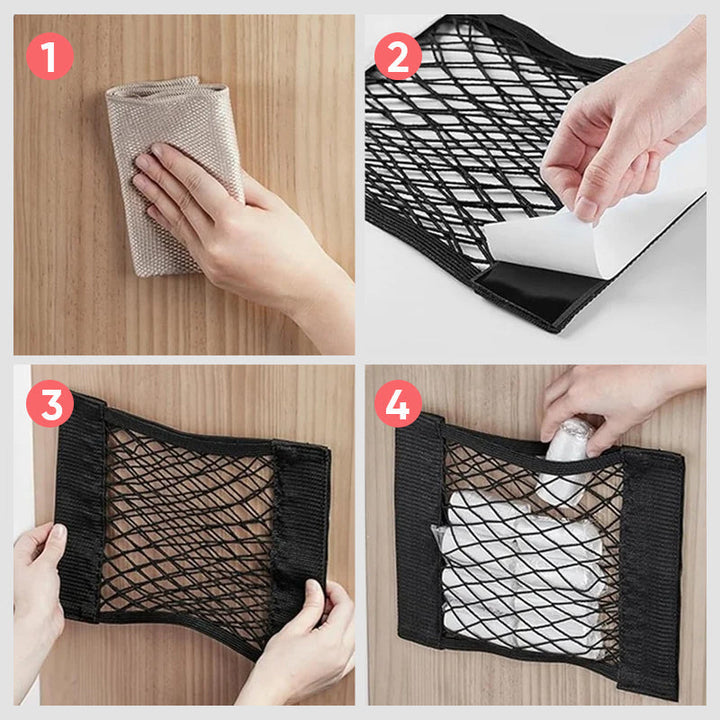 Mesh oppbevaringspose (med tape) | Skanto