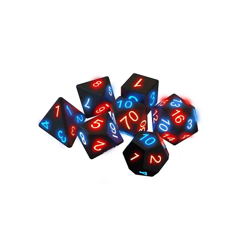 Skanto | Polyhedral Glødende Terningsett (7 stk)
