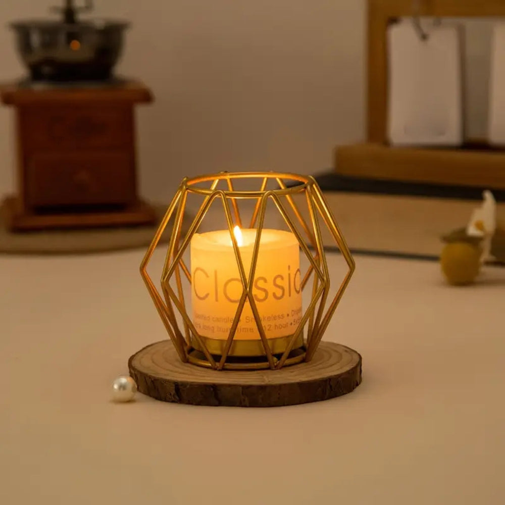 Skanto | Wireframe Sleek Iron Lysestake