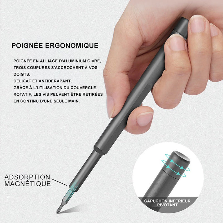 Presisjons skrutrekker sett 62 i 1 | Skanto
