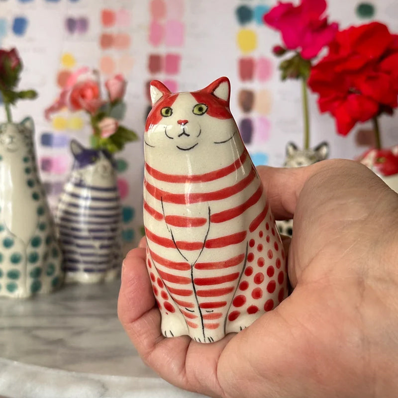 Skanto | Prikkete Katt Vase