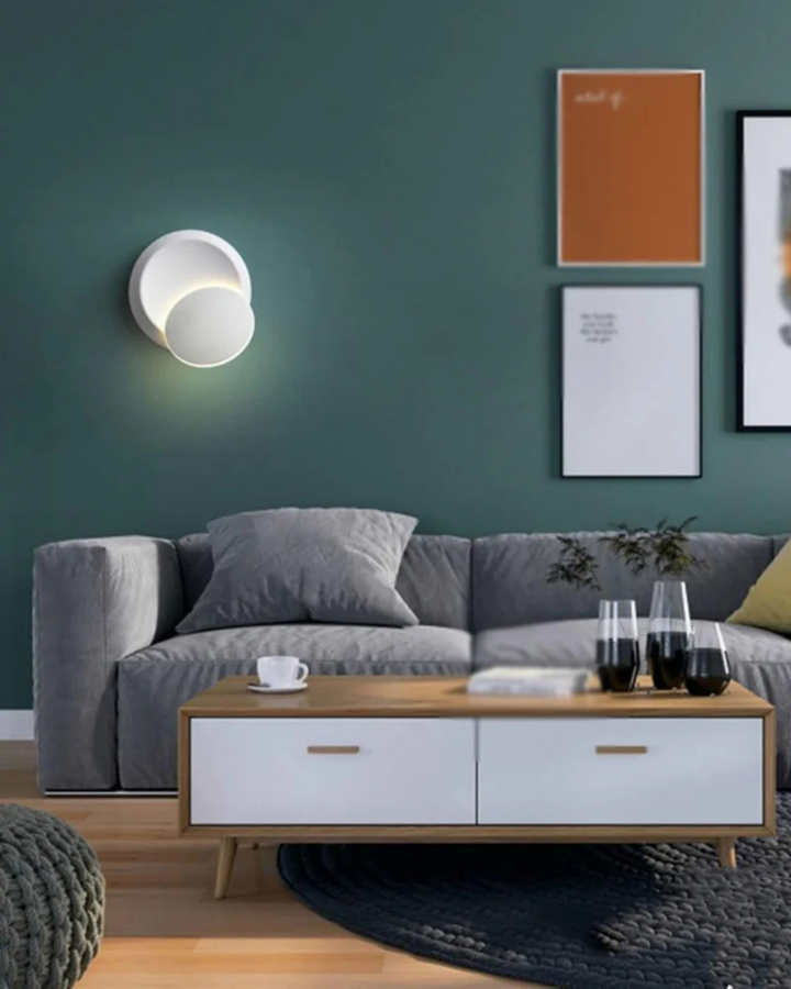 Skanto | Moderne Vegglampe med Halo Lyskilde Ambient Belysning
