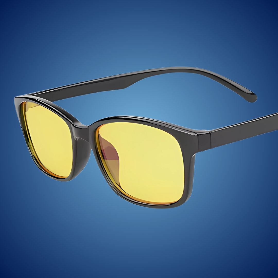 VisionGuard Blålysbrille | Øyebelastning Lindring - Søvnforbedring - Dataskjermbrille - Antirefleksbelegg Skanto