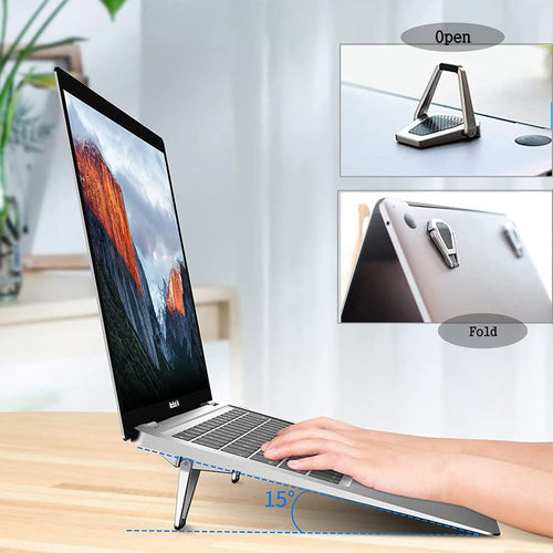 Skanto | Mini bærbar usynlig laptop-stativ (1 par)