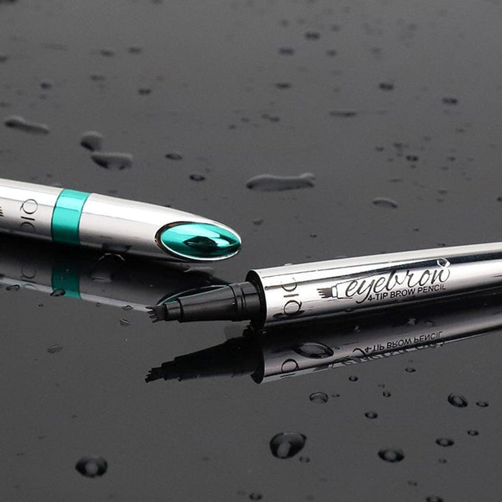 Skanto | 3D vanntett Microblading brynspenn 4 gaffeltipper tatoveringspenn