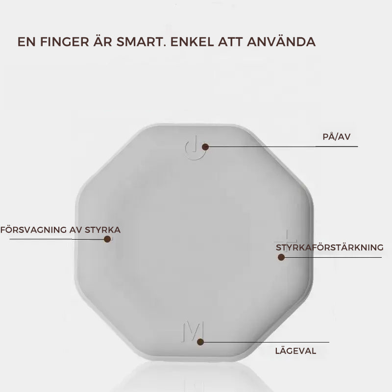 Skanto | Relaxify Bærbar Håndmassasjer | Trådløs & Kompakt | Dyp Massasje på Farten