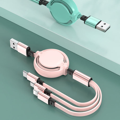 Skanto | 3 i 1 Mobil Lading Kabel Passer for iPhone