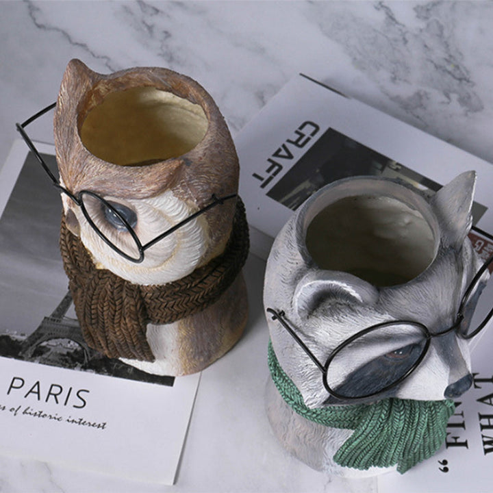 Resin Animal Flower Pot | Skanto