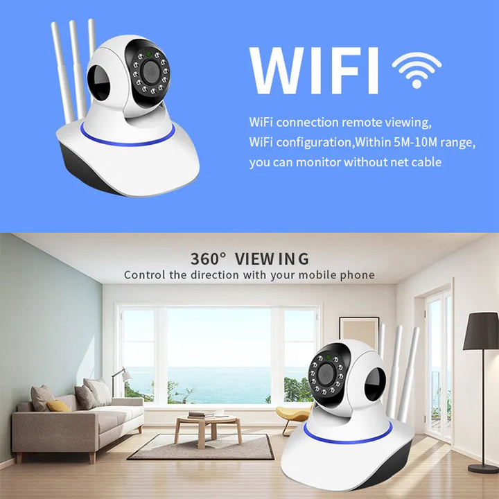 Skanto | HD Smart WiFi Trådløs Sikkerhetskamera