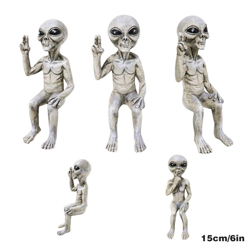Alien Garden Statue | Skanto