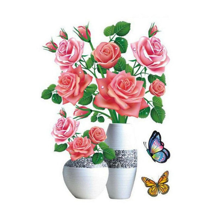 DIY Plantevase 3D Stereo Klistremerker Selvklebende | Skanto