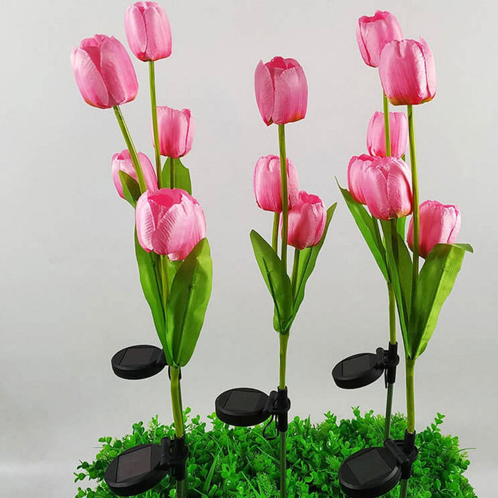 Skanto | Solar Tulip Plenlys Utendørs Hage LED Tulipan Blomsterlys Bakke Stakelandskapslys