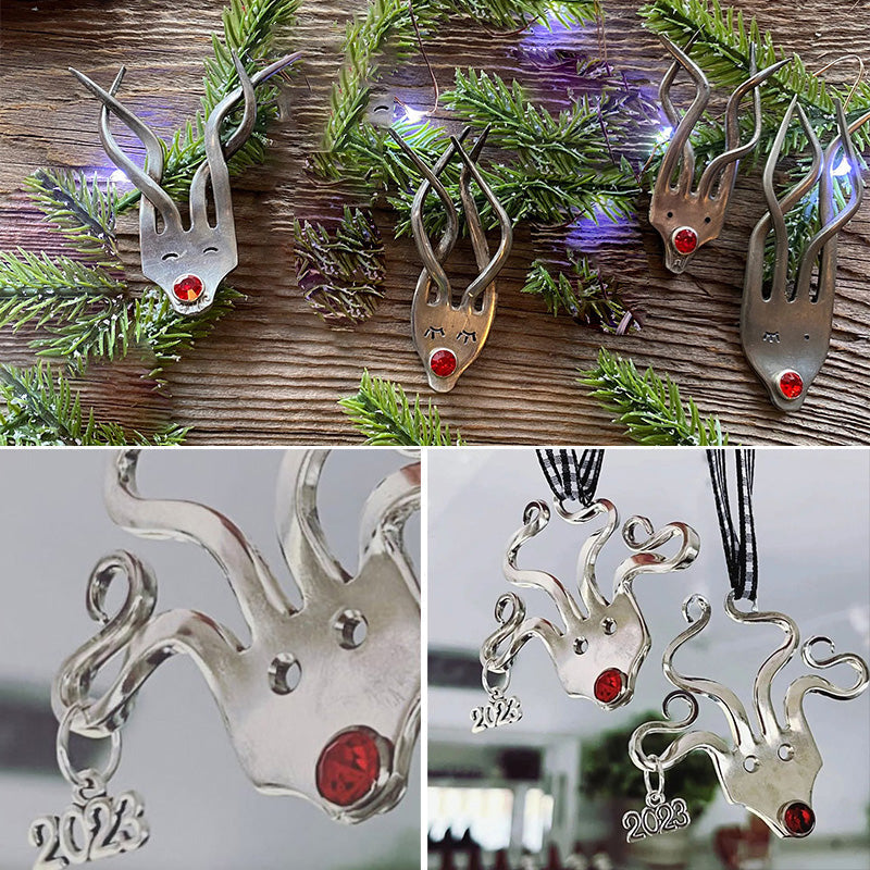 Morsom Gaffel Reinsdyr Ornament | Skanto
