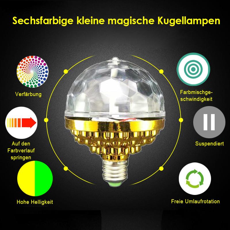 LED Disco Fargerik Roterende Lyspærer | Skanto