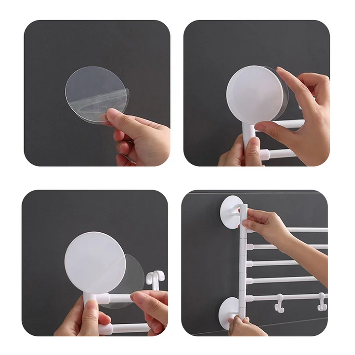 Skanto | Punching-fri Rotating Håndklestang