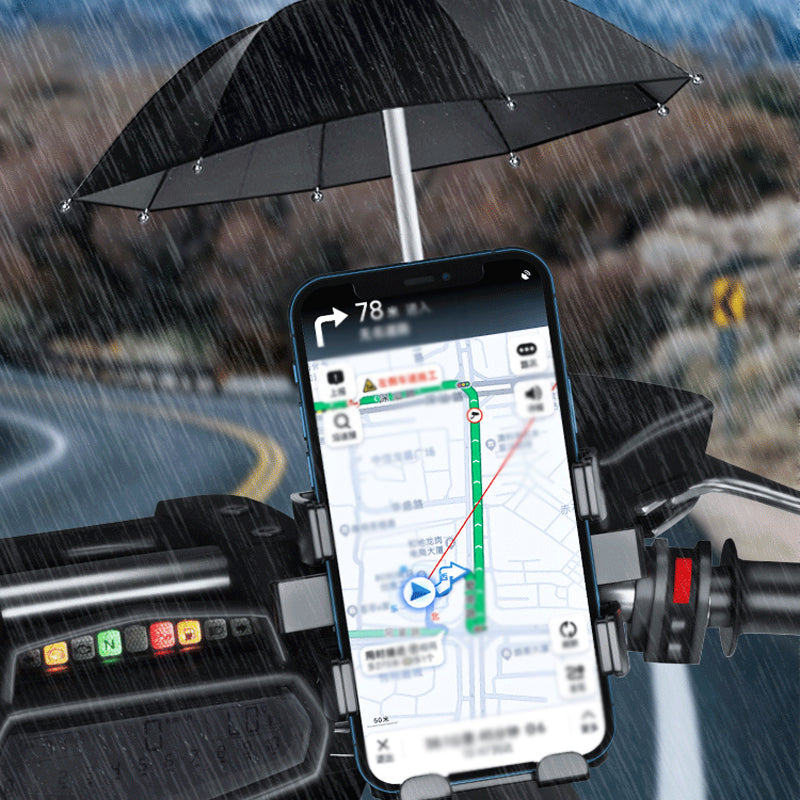 Skanto | Motorsykkel Telefonholder med Paraply