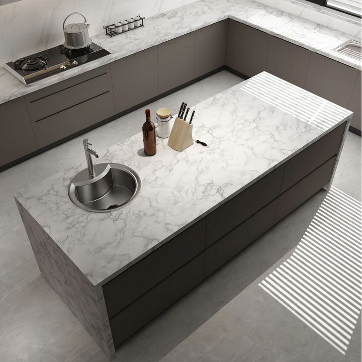 Skanto | Eindhoven MarbleLook | Vakker dekorasjon for enhver overflate! Vanntett & Oljeproof