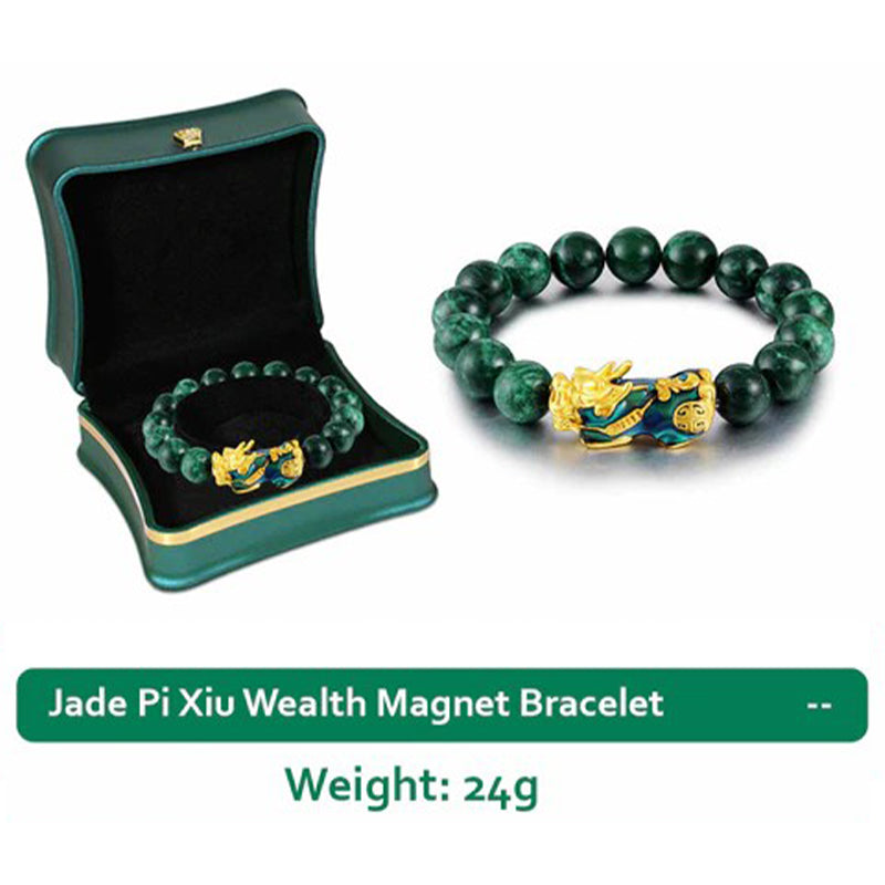 Skanto | Jade Pi Xiu Rikdom Magnet Armbånd