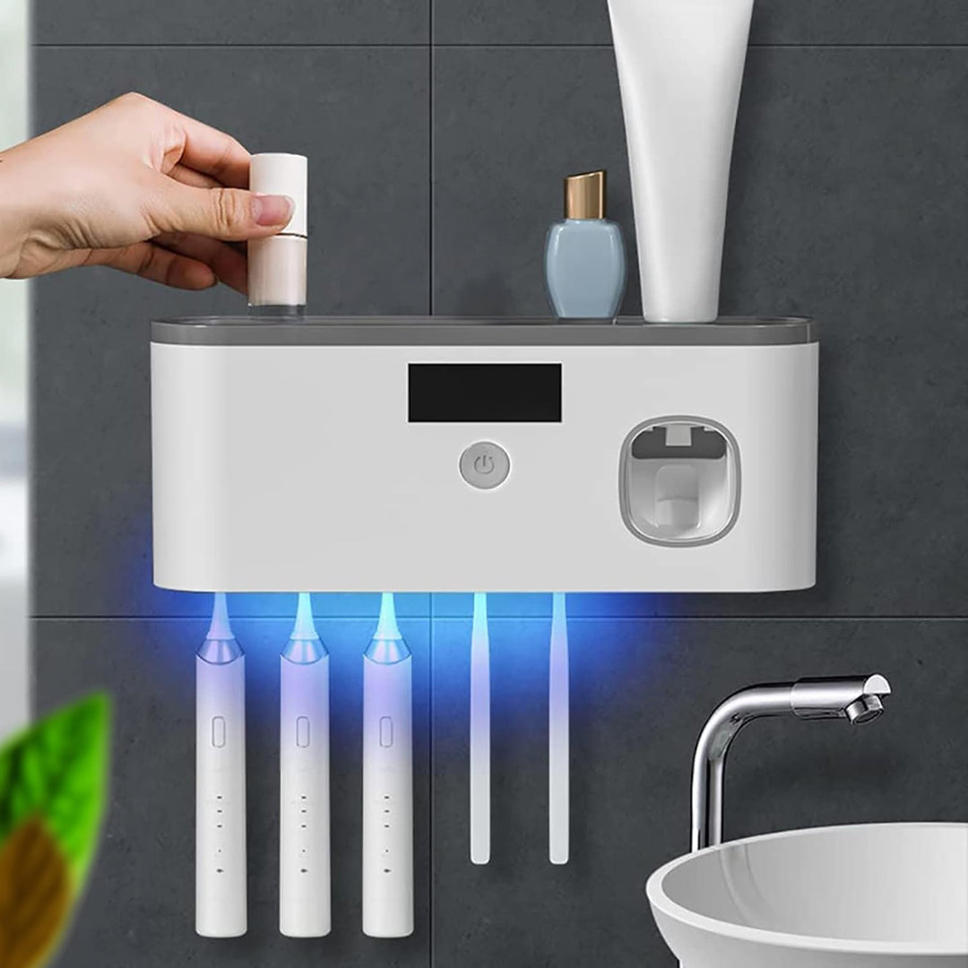 Skanto | Smart Tannbørsteholder for Bad med UV Sterilisator
