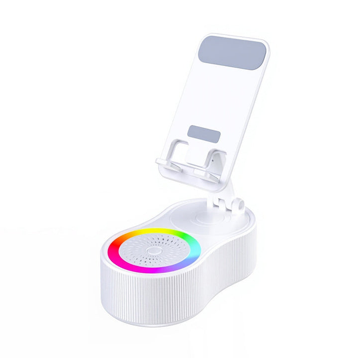 Skanto | 360° Justerbar Telefonsupport med Innebygd Bluetooth Høyttaler