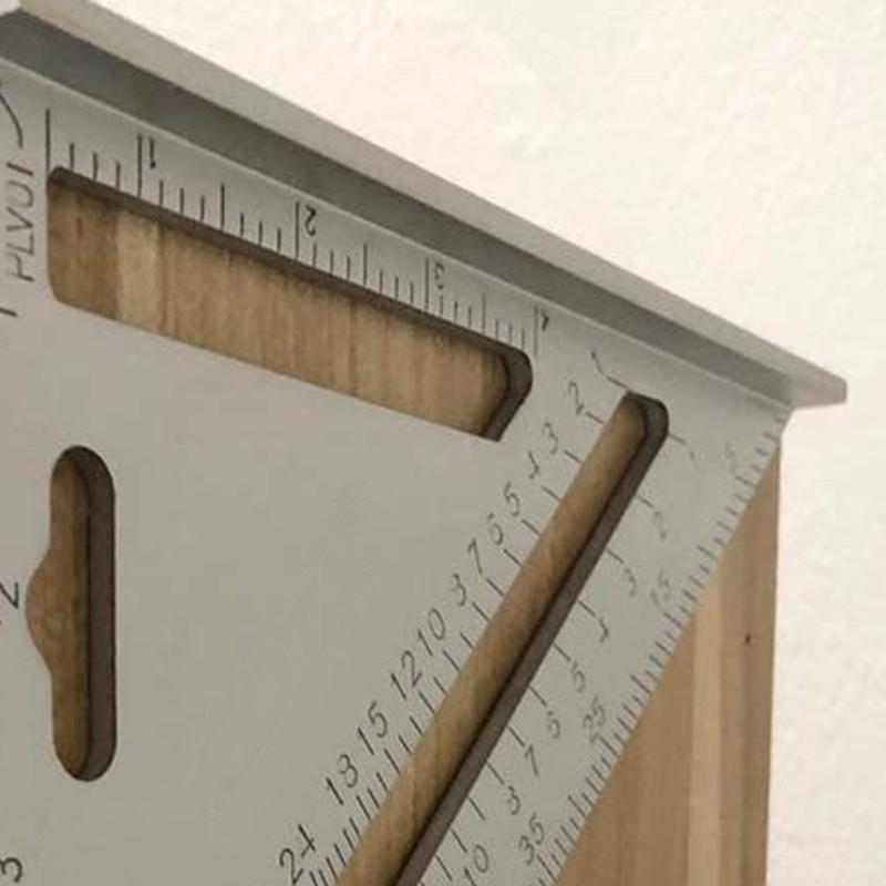 Skanto | Aluminiumlegering trekant- og firkantlinjal