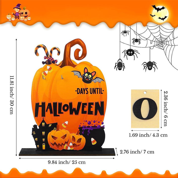 Wood Halloween Advent Calendar | Skanto