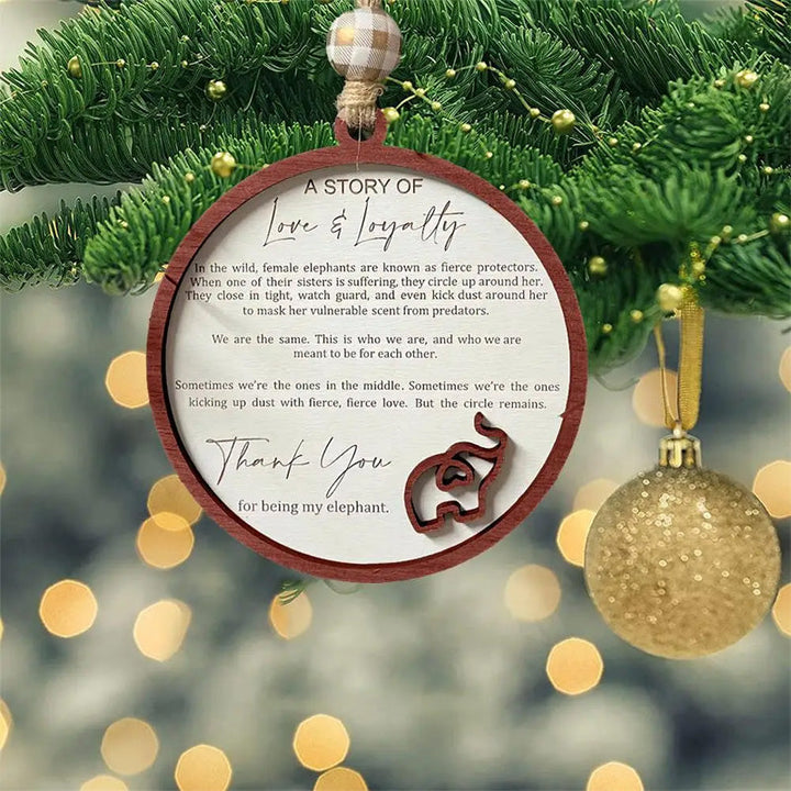 Skanto | Vennskaps Elefant Ornament