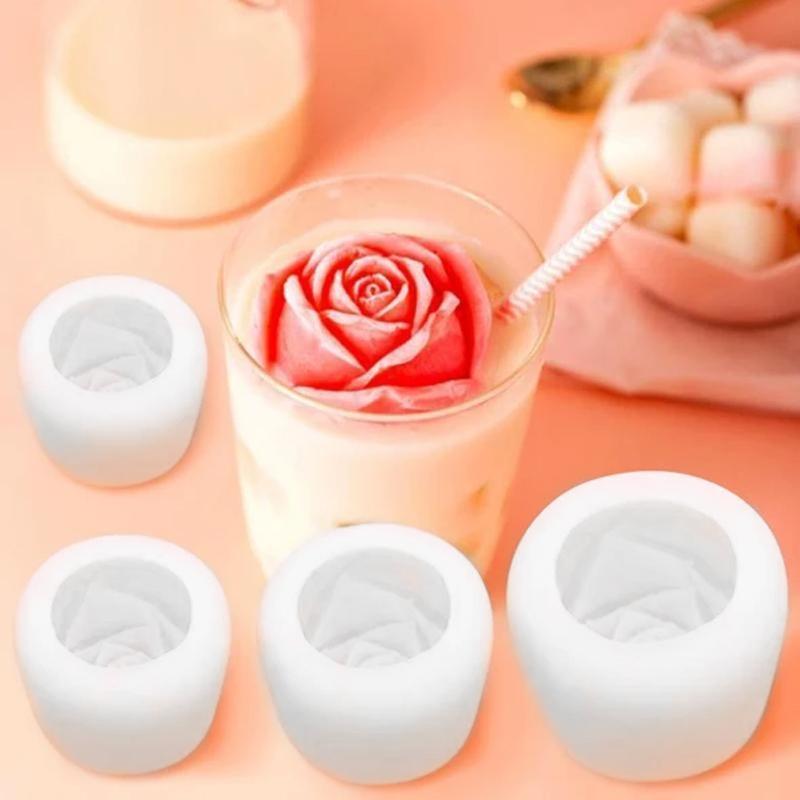 Skanto | 3D Silikon Rose Form Isbit Mold