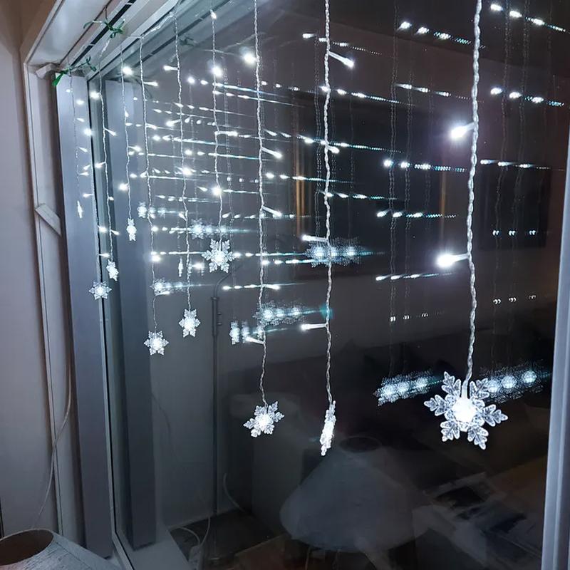 Skanto | Gardin Snøfnugg LED Lyskjetting