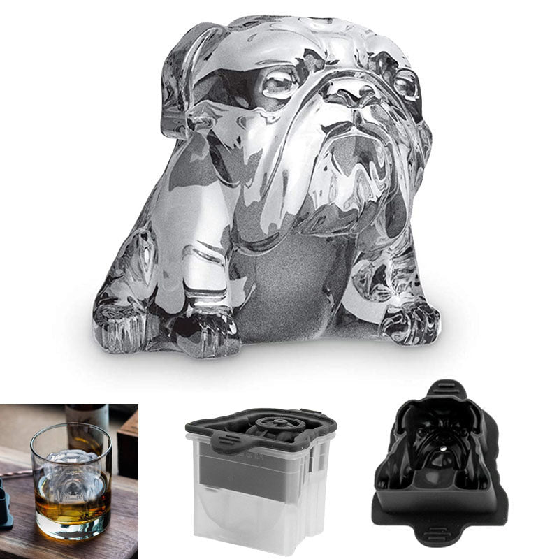 Skanto | Kreativ Bulldog Isform laget av Silikon
