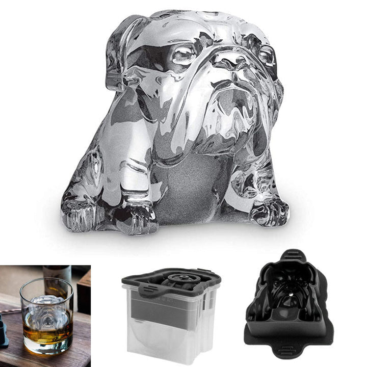 Skanto | Kreativ Bulldog Isform laget av Silikon