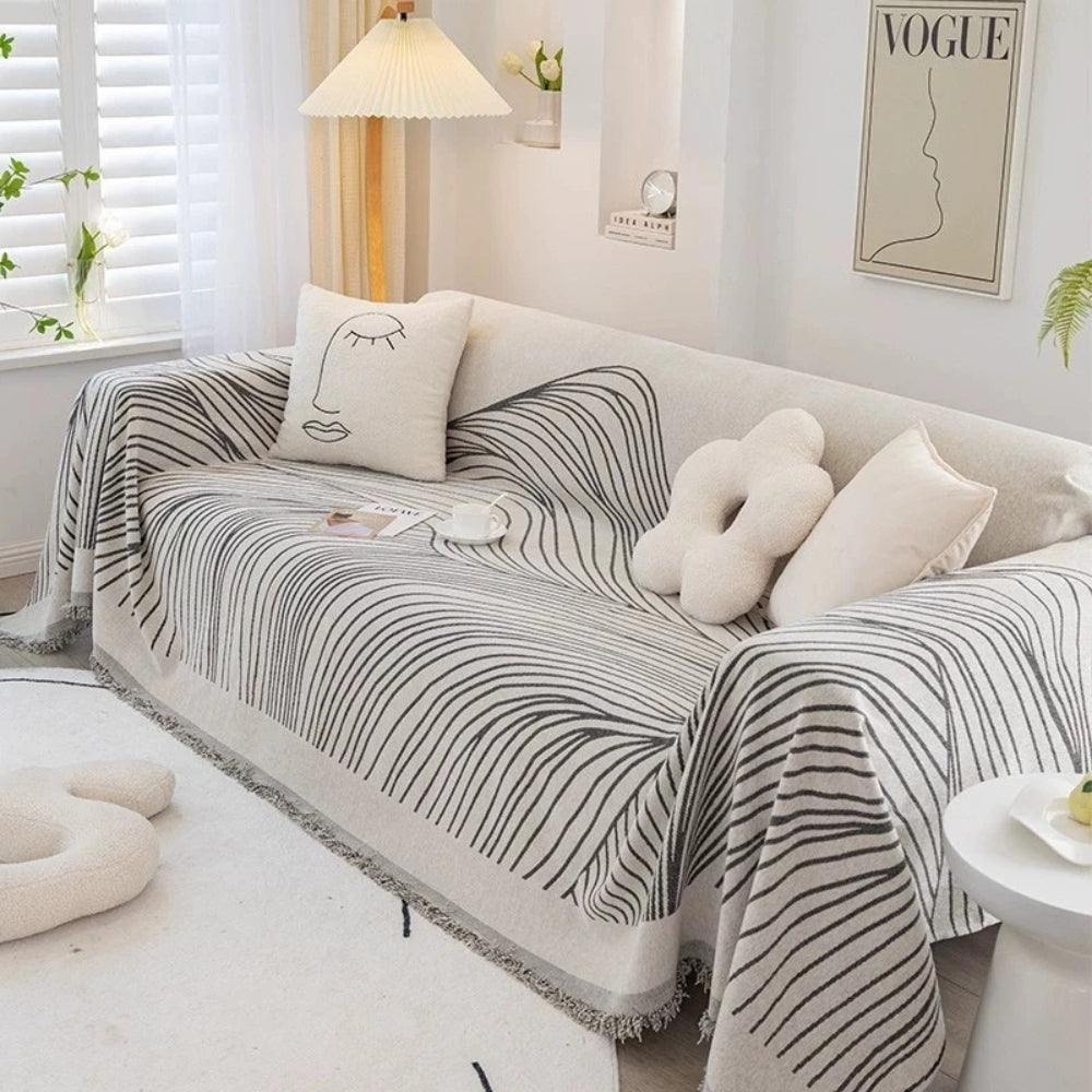 Skanto | Calista Wave Chenille Sofaplagg