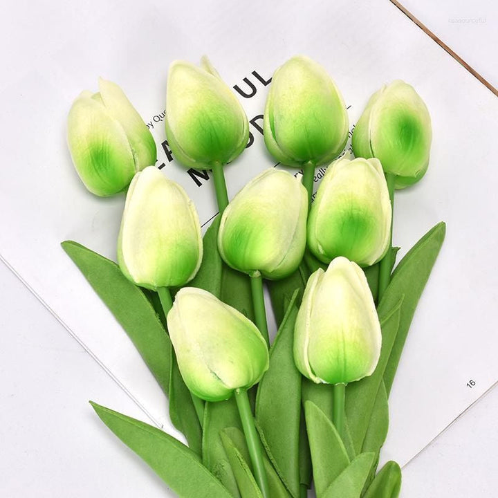 Utendørs kunstige tulipaner (7 stk) | Skanto