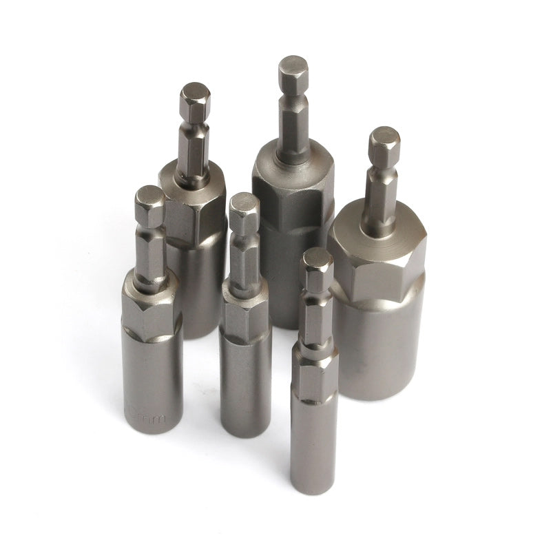 Skanto | Ekstra Dyp Hex Bit Socket Bolt Nut Driver Bit Sett