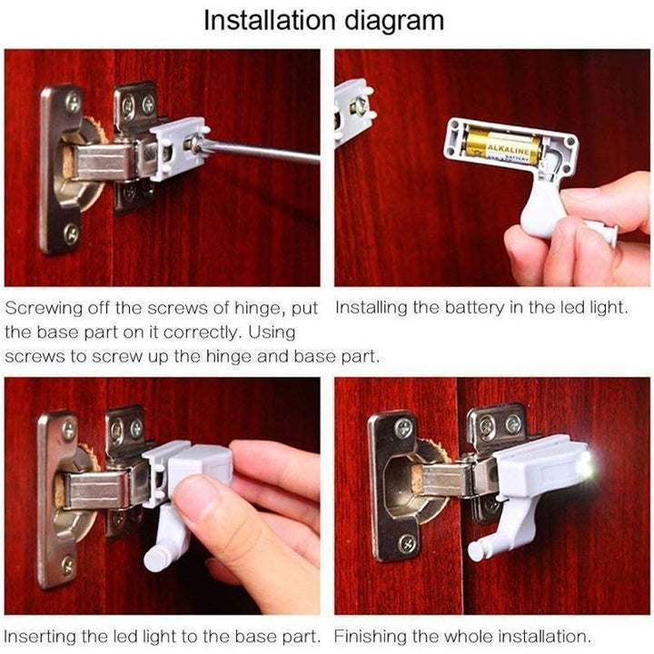 Smart Sensor Wardrobe LED Light (10 BITER) Skanto