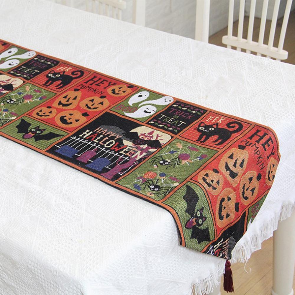 Skanto | Halloween Dekorativ Duk Bomullsblanding Bordløper 33x180cm